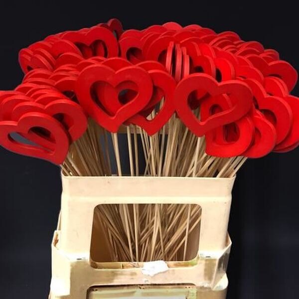 PIC COR HUECO VERMELL 8CM 60CM