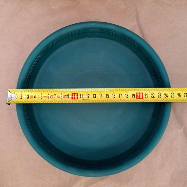 PLAT PLASTIC VERD 25,5 CM