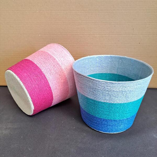 SUMMERTIME CISTELL TRICOLOR CORDA 19X16 0096