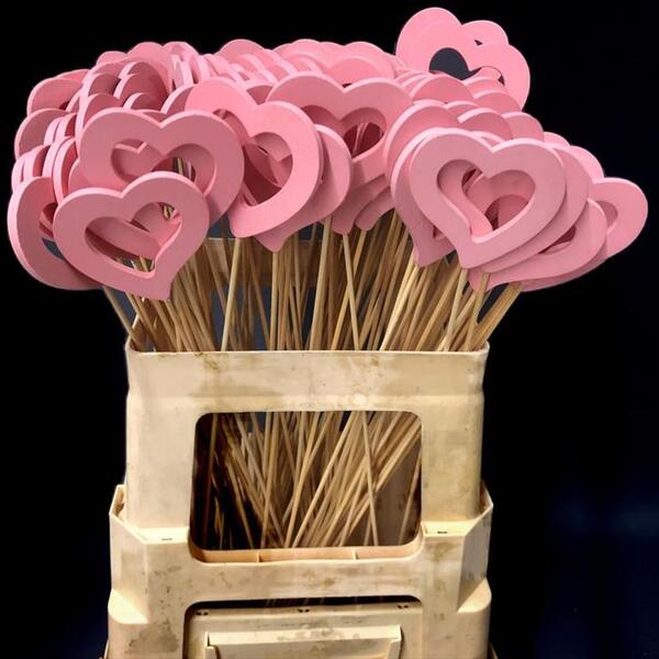 PIC *COR HUECO* ROSA 8CM 60CM