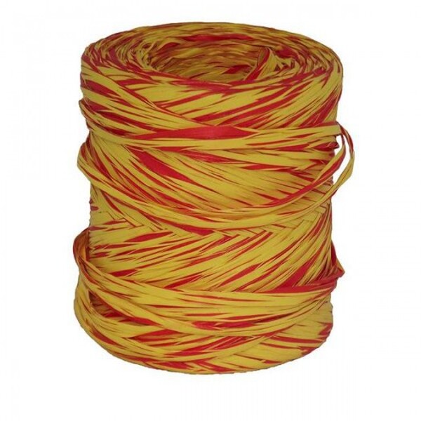 BOBINA RAFIA SINTETICA CATALANA 4MM X 200MT GROC