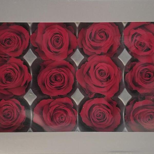 ROSA PRESERVADA MINI X 12 UNITATS RED