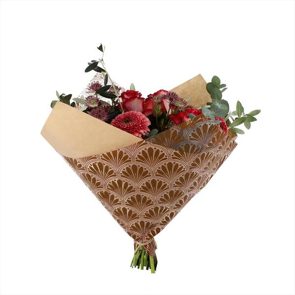 BOSSA 35X35CM OBLIQUE KRAFT MARRÓ