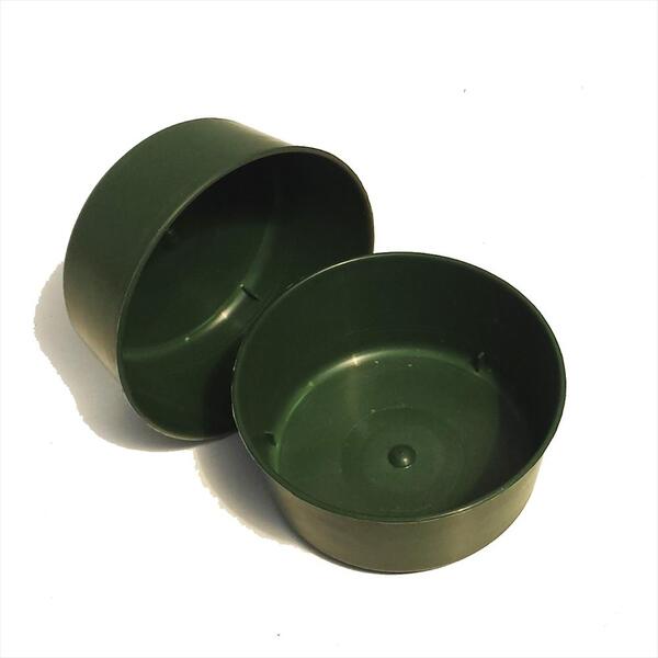 TARRINA PLASTIC VERD M15 Ø 15CM X 7CM