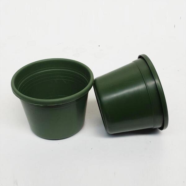 TARRINA VERD AMB REBORDE Ø 12CM X 9,5CM