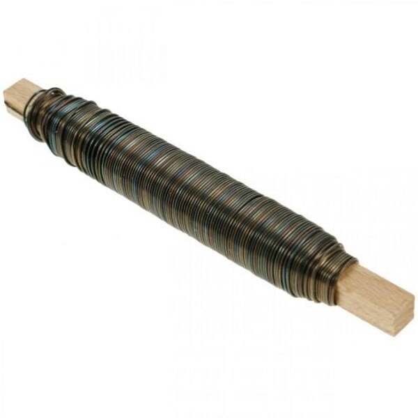 CARRET ALAMBRE FLORISTA NEGRO 0,65mm X 100 gr.