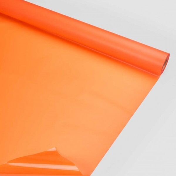 CELOFAN TARONJA BRILLANT/MATE 70CM X 30MT